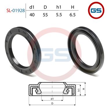 GS SL-01928 Сальник рулевой рейки 40*55*5.5/6.5 (1pm) - 2