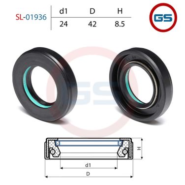 GS SL-01936 Сальник рулевой рейки 24*42*8.5 (7v1) - 2