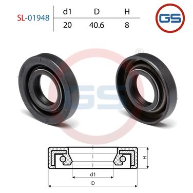 GS SL-01948 Сальник рулевой рейки 20*40.6*8 (0m2) - 2