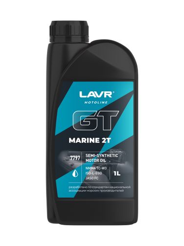 LAVR Ln7797 Моторное масло GT Marine 2Т FC, 1л - 2