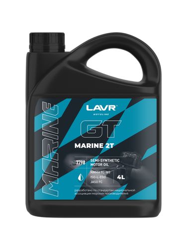 LAVR Ln7798 Моторное масло GT Marine 2Т FC, 4л - 2