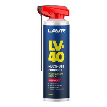 LAVR Ln2429 Смазка многоцелевая lv-40, 335 мл - 2