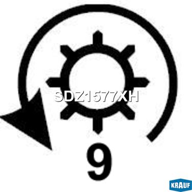 Krauf SDZ1577XH Бендикс стартера - 3