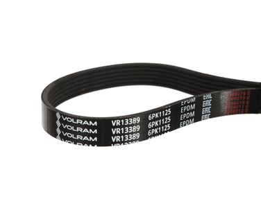 VOLRAM VR13389 Ремень генератора (6pk1125) для а/м ВАЗ 2110-2112, lada kalina, priora дв. 1.6, с гур, с кондиционером, () - 2