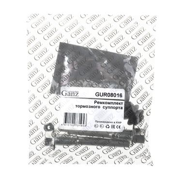 GANZ GUR08016 Ремкомплект направляющих заднего суппорта nissan Сube/Tiida/Qashqai (J10)/X-Trail (t31) - 2