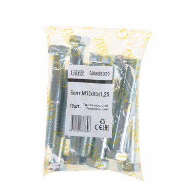 GANZ GUM05029 Болт M12x80x1,25 конус заднего амортизатора ВАЗ 2108-09, 2113-15 (00001-0061429-219) m12*1.25*80 - 4