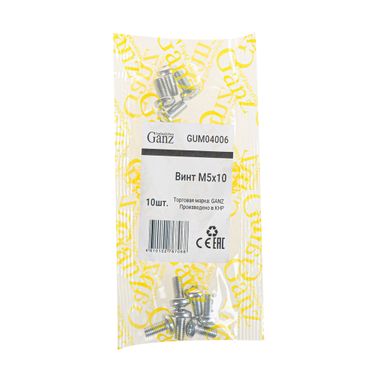 GANZ GUM04006 Винт M5x10 ручки двери m5*10 - 1