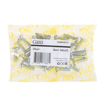 GANZ GUM04015 Винт M6x20 поручня - 4