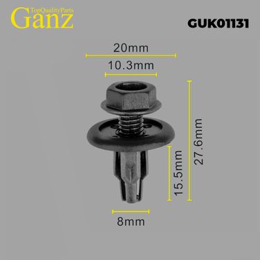 GANZ GUK01131 Клипса универсальная - 1