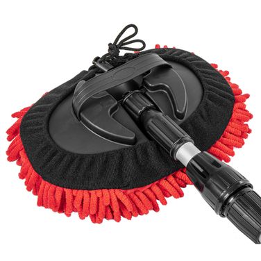ARNEZI A0403030 Щетка для мытья из микрофибры, телескопическая 96-165см с подачей воды - 3