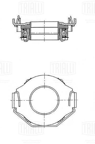 Trialli CT1911 Муфта выкл. сцеп. для а/м Toyota Avensis t250 (03-) 2.0i (мех.) (CT 1911) - 3