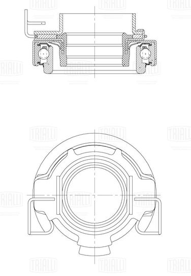 Trialli CT1906 Муфта выкл. сцеп. для а/м Toyota Hilux VII (04-) 2.5d-4d (мех.) (CT 1906) - 3