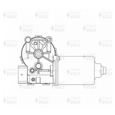 STARTVOLT VWF 0823 Моторедуктор стеклооч. | перед | - 3