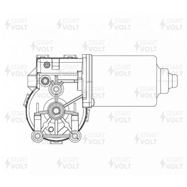 STARTVOLT VWF1017 Моторедуктор стеклооч. для а/м Ford Mondeo III (00-) (перед.) (vwf 1017) - 3