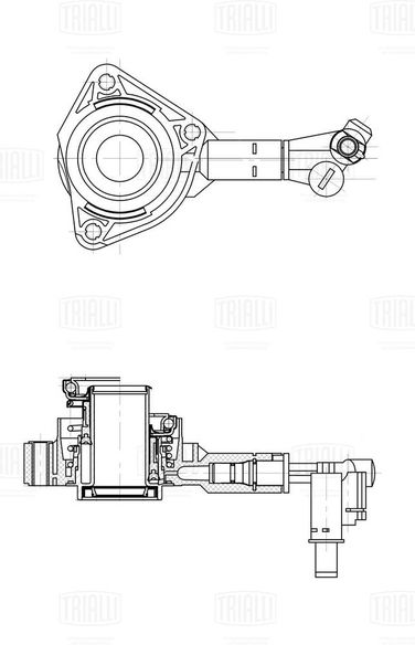 Trialli CT 1007 Муфта выкл. сцеп. для а/м Ford Mondeo IV (07-) 2.0i (гидравл.) (CT 1007) - 3