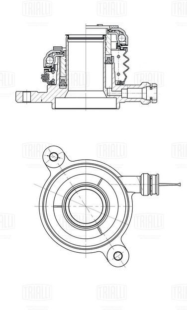 Trialli CT1804 Муфта выкл. сцеп. для а/м VW Amarok (09-) 2.0 TDI (гидравл.) (CT 1804) - 3