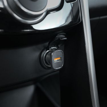 AIRLINE AEAK018 Адаптер автомобильный компактный 1xUSB QC 3.0, 12/24в - 4