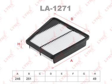 LYNXauto LA-1271 Фильтр воздушный - 1