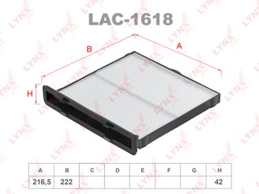 LYNXauto LAC-1618 Фильтр салонный - 1