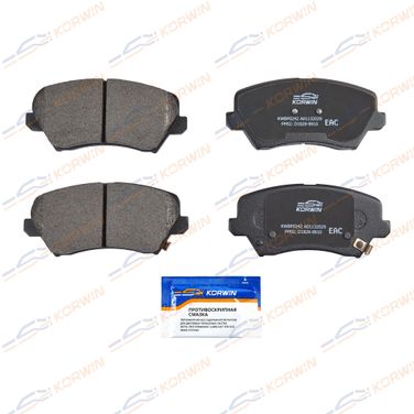 KORWIN KWBP0242 Колодки тормозные перед. Hyundai i30 (pd) 17-/Kia Ceed (jd/cd) 15-/Cerato 13- | перед | - 1