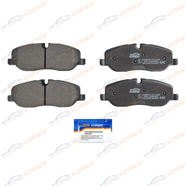 KORWIN KWBP0272 Колодки тормозные перед. Land Rover Discovery iii-iv (l319) 04-/Range Rover 02- | перед | - 1