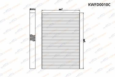 KORWIN KWFD0010C Фильтр салонный угольный Audi A4 01-08/a6 97-05 - 3