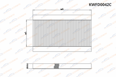KORWIN KWFD0042C Фильтр салонный угольный Ford Focus i 98-04/Tourneo/Transit Connect 02- - 3