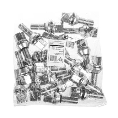 GANZ BB119 Болт колесный 12x1 50x28 C17 конус подстроечный 1 мм - 1