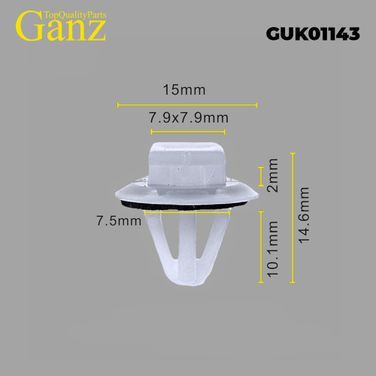 GANZ GUK01143 Клипса универсальная - 1