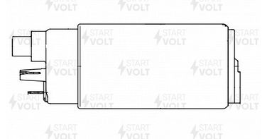 STARTVOLT SFP 1013 Мотор бензонасоса для а/м Ford Focus III (10-) 1.5T/1.6T/2.0i - 4