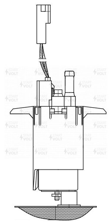 STARTVOLT SFP 1505 Мотор бензонасоса для а/м Mercedes-Benz ML w163 (98-) 2.3i/3.2i/4.3i - 4