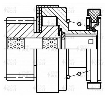 STARTVOLT VCS 1005 Привод стартера (бендикс) - 5
