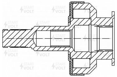 STARTVOLT VCS 1108 Привод стартера (бендикс) - 5