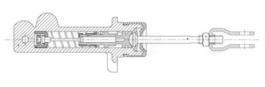 Trialli CF806 Cf806 Цилиндр рабочий сцепления trialli - 3