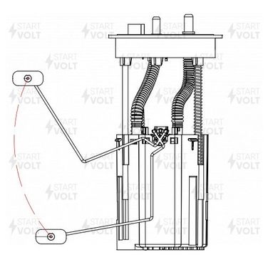 STARTVOLT SFM 3017 Модуль топл. насоса для а/м Geely Coolray (19-)/Atlas Pro (21-) 1.5t 160 л./ч. () - 2