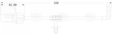 Trialli PFS 0208 Датчик износа тормозных колодок | зад | - 2
