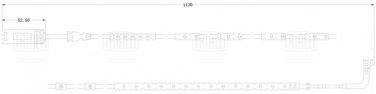 Trialli PFS 0064 Датчик износа тормозных колодок | зад | - 2