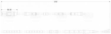 Trialli PFS 0085 Датчик износа тормозных колодок | зад | - 2