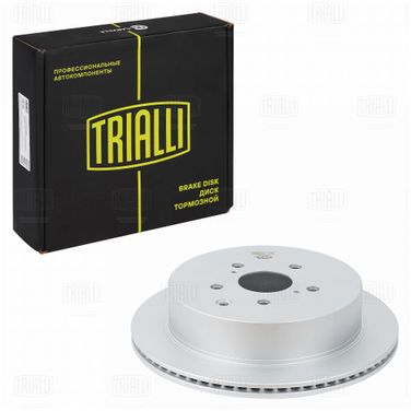 Trialli DF 084106 Диск тормозной (окраш.) | зад | - 1