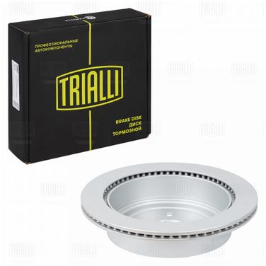 Trialli DF 084106 Диск тормозной (окраш.) | зад | - 2