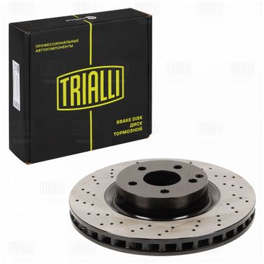 Trialli DF 150118 Диск тормозной | перед | - 1