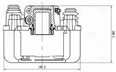 Trialli CF 001880 Суппорт тормозной | зад прав | - 4