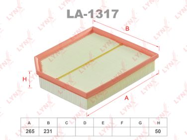 LYNXauto LA-1317 Фильтр воздушный - 1