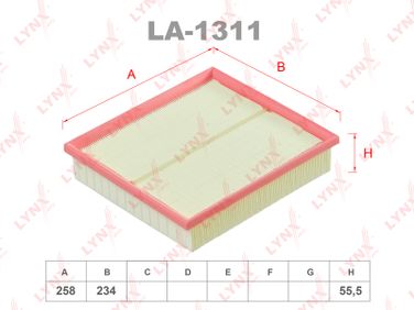 LYNXauto LA-1311 Фильтр воздушный - 1