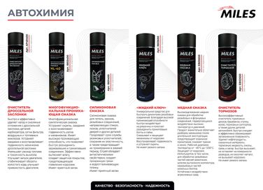 Miles EB02650 Очиститель тормозных дисков, 650 мл - 2