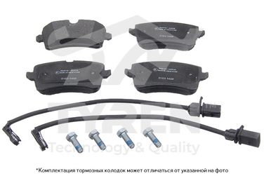 TYREN TYR1222311 Колодки тормозные дисковые | зад | - 1