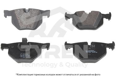 TYREN TYR1210681 Колодки тормозные дисковые | зад | - 1