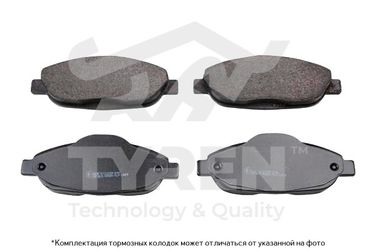 TYREN TYR1217481 Колодки тормозные дисковые | перед | - 1