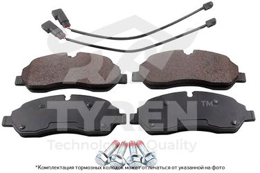 TYREN TYR1213731 Колодки тормозные дисковые | перед | - 1