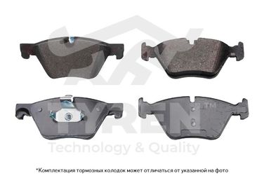 TYREN TYR1210831 Колодки тормозные дисковые | перед | - 1